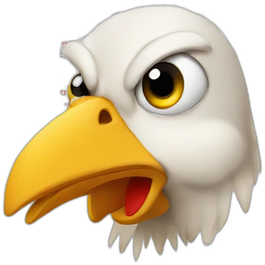 calendar month with chicken head emoji