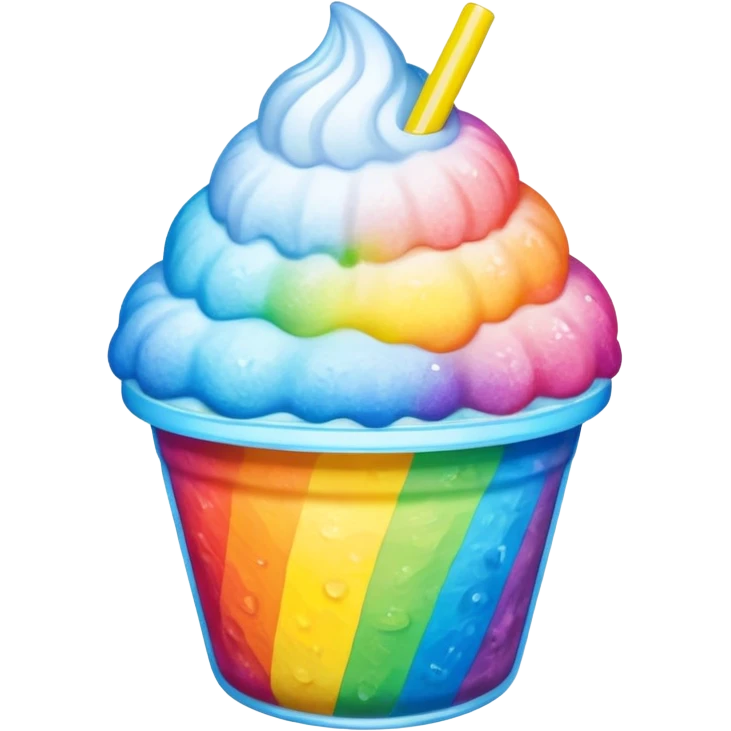 shaved ice
 emoji