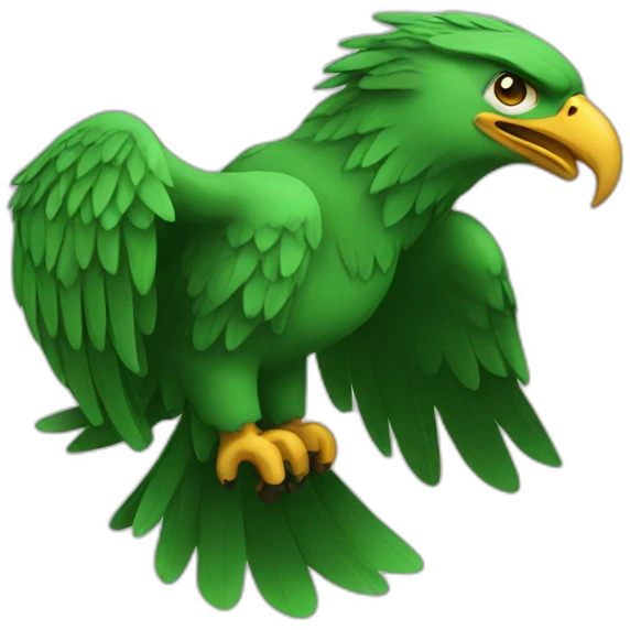 green eagles emoji