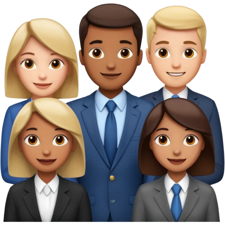 office workers face to face interview emoji