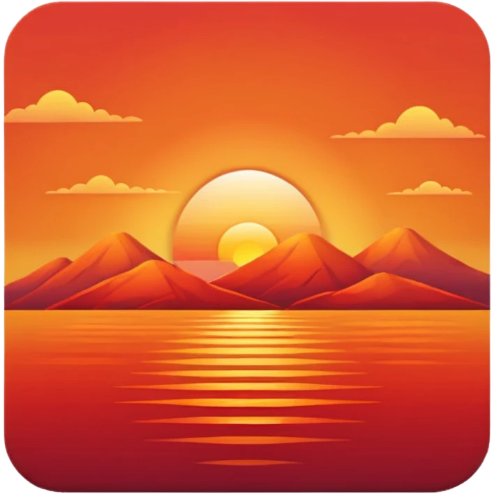 Sunset emoji