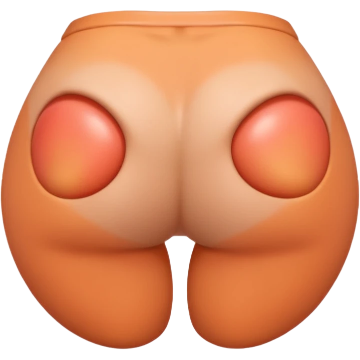 a female butt emoji emoji
