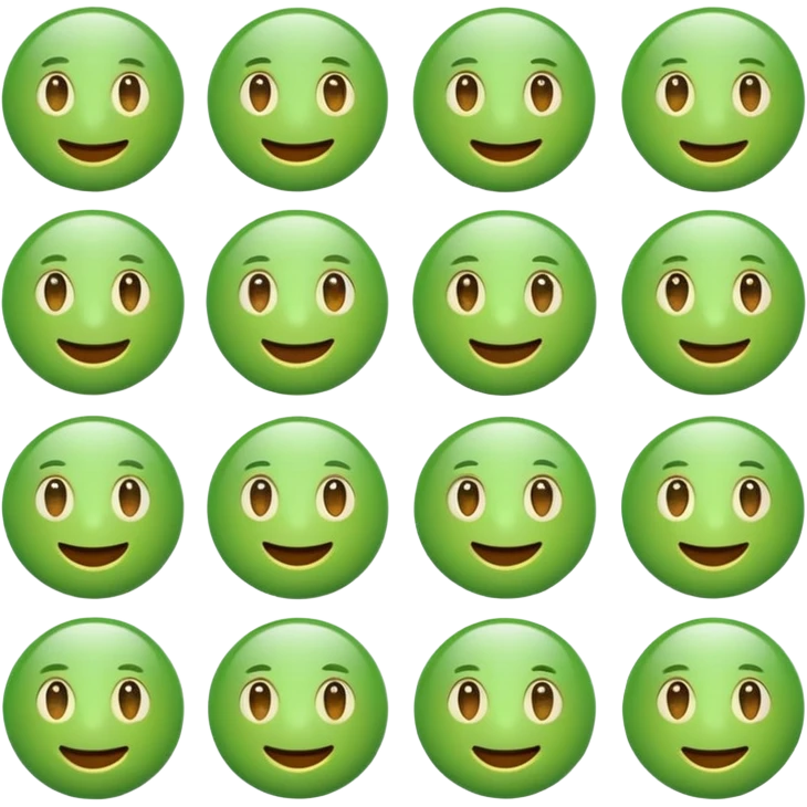 make green colur search  emoji emoji