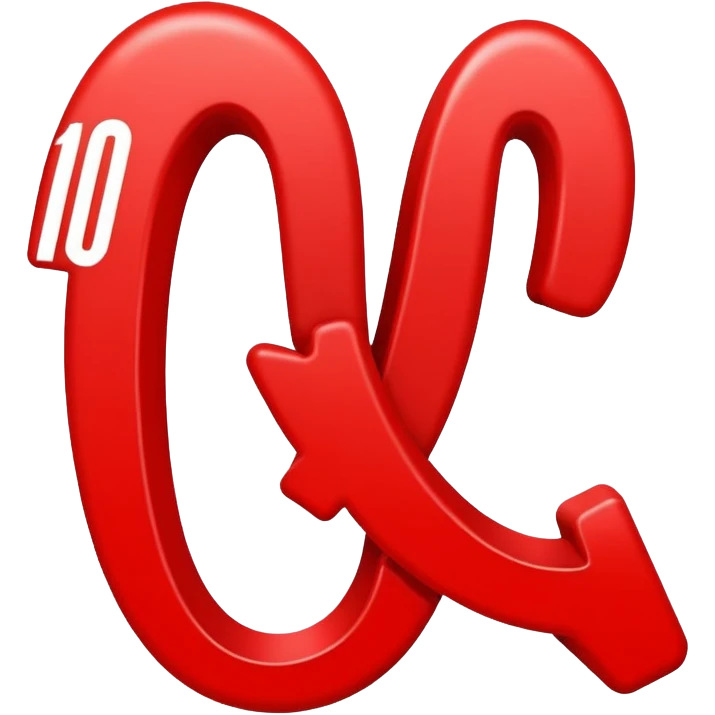 Bold red number 1000 with energetic double underlines like the 100 emoji, vibrant and dynamic design conveying extreme approval and excitement emoji