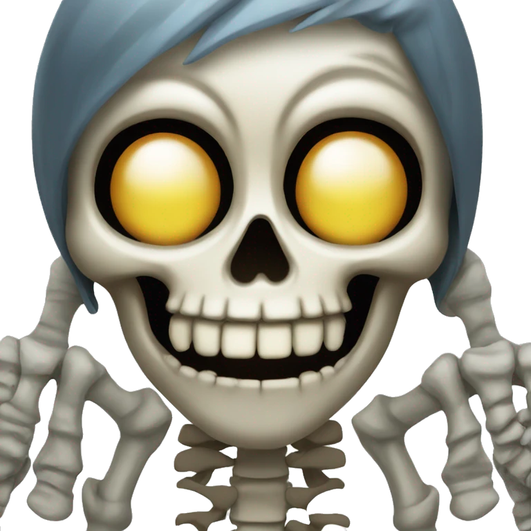 bad mouthed skeleton emoji