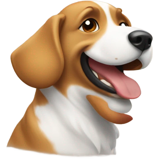 me with my dog emoji