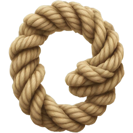 Curled rope emoji