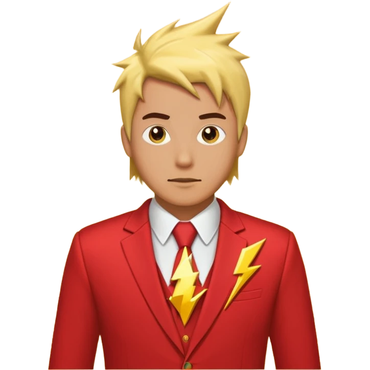 Flash man emoji