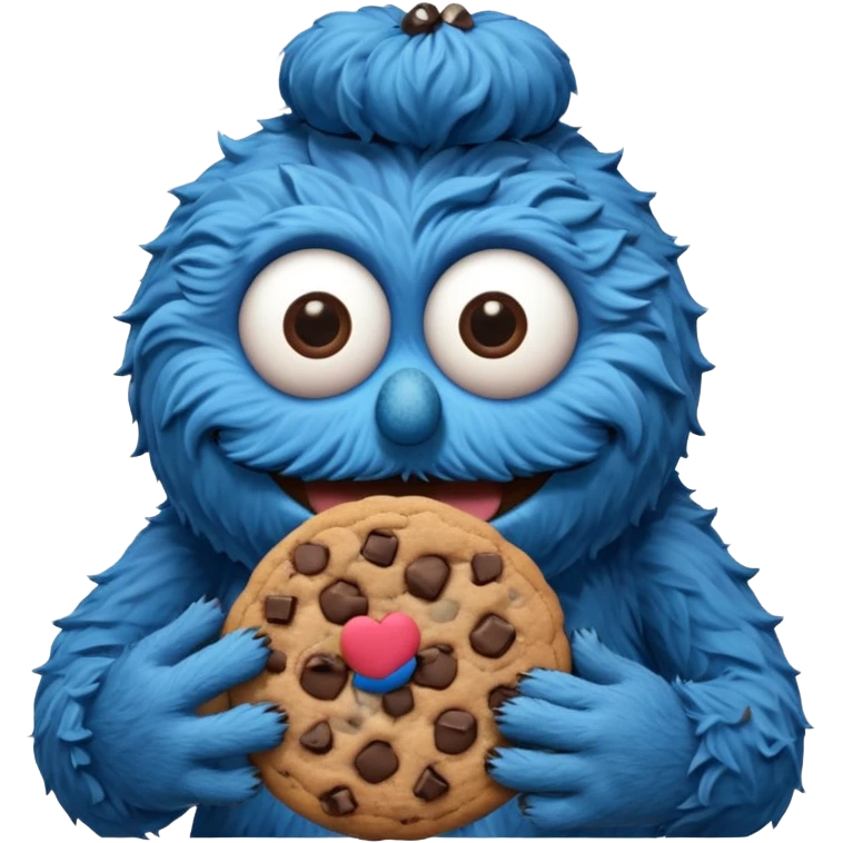 cookie monster emoji