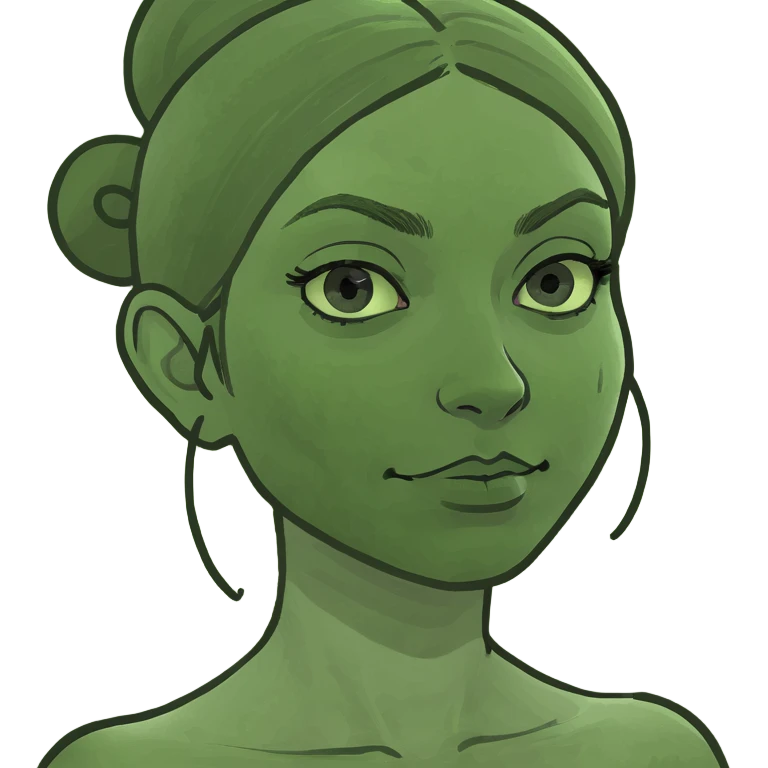 Girl saying six seven emoji