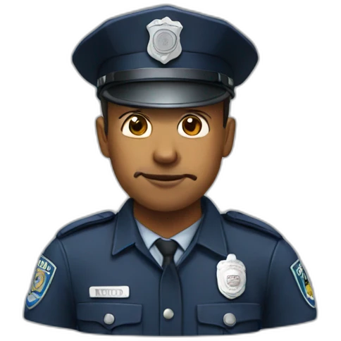 Policeman emoji
