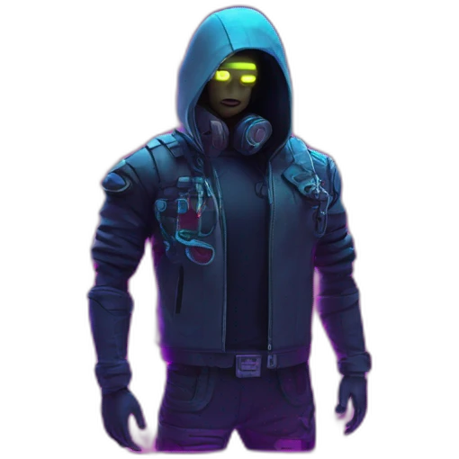 Keys in a cyberpunk environment with neon lighting. emoji