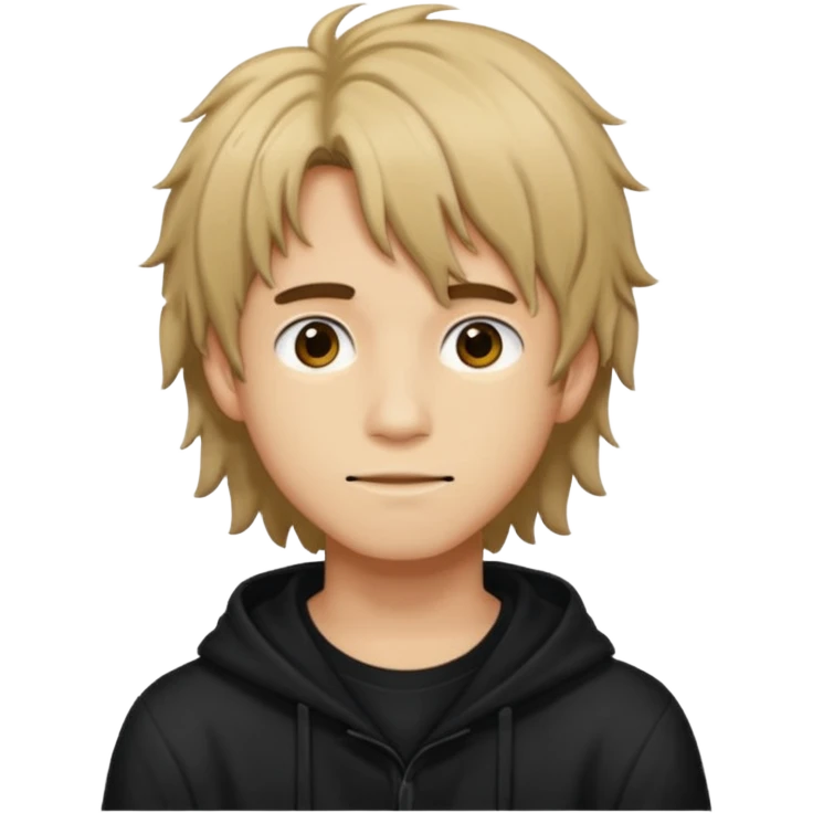 Young man have hair  shaggy long straykids emoji emoji