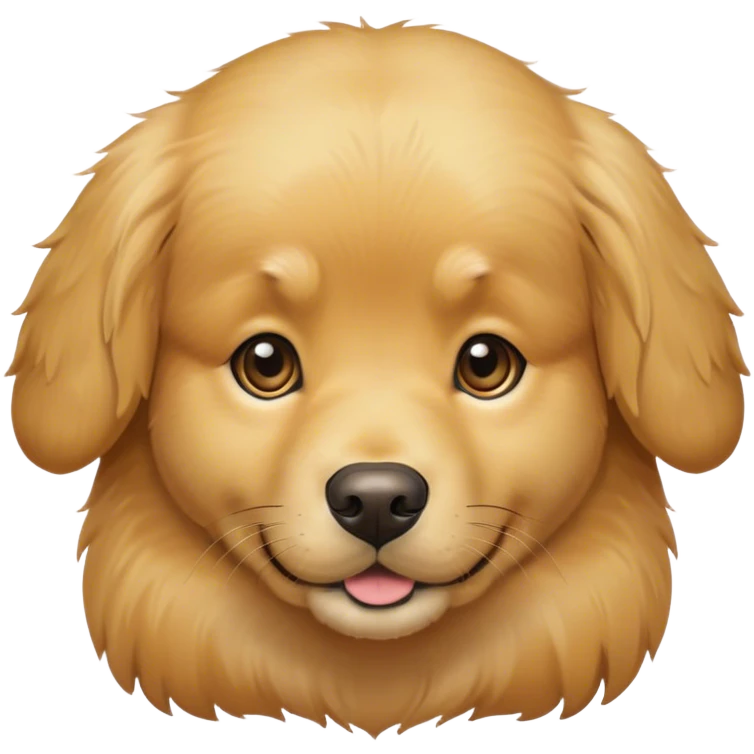 The natural golden retriever emoji