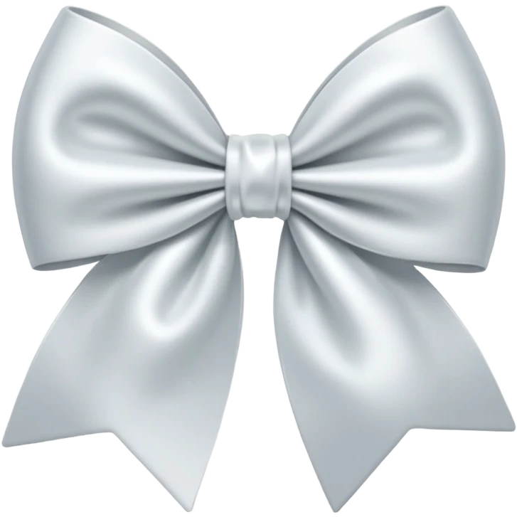  💌💌white satin bow emoji