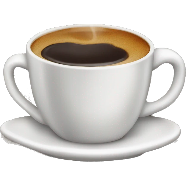 Cup of Americano coffee hot emoji