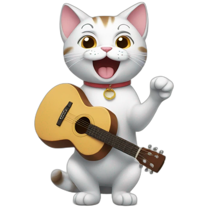 cat sing a song emoji
