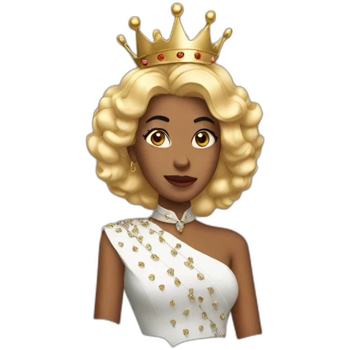 queen with slay emoji emoji