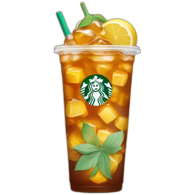 starbucks iced tea emoji