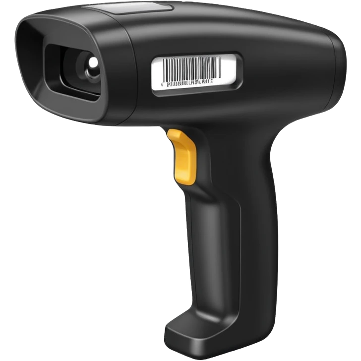 barcode scanner facing left emoji