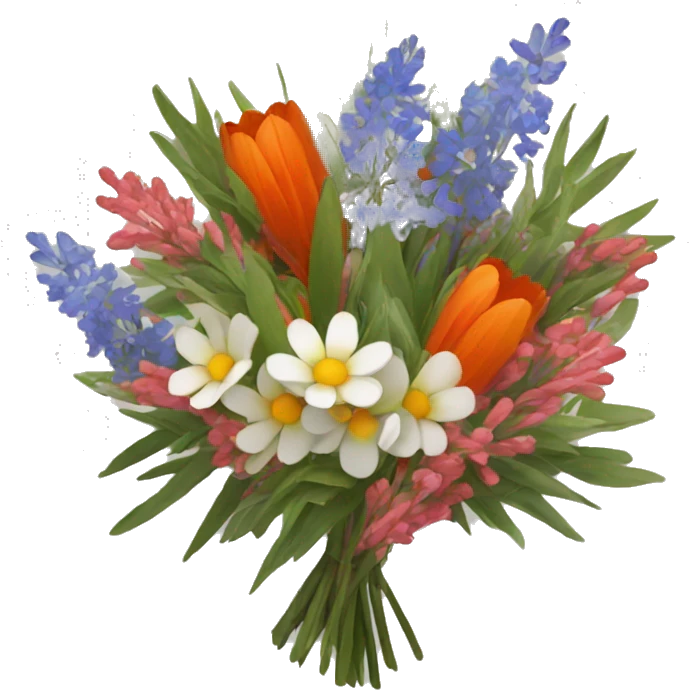 bouquet of native australian flowers emoji