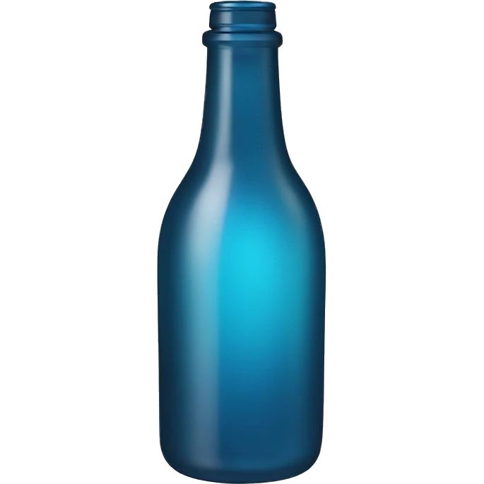 Bottle Blue￼ emoji