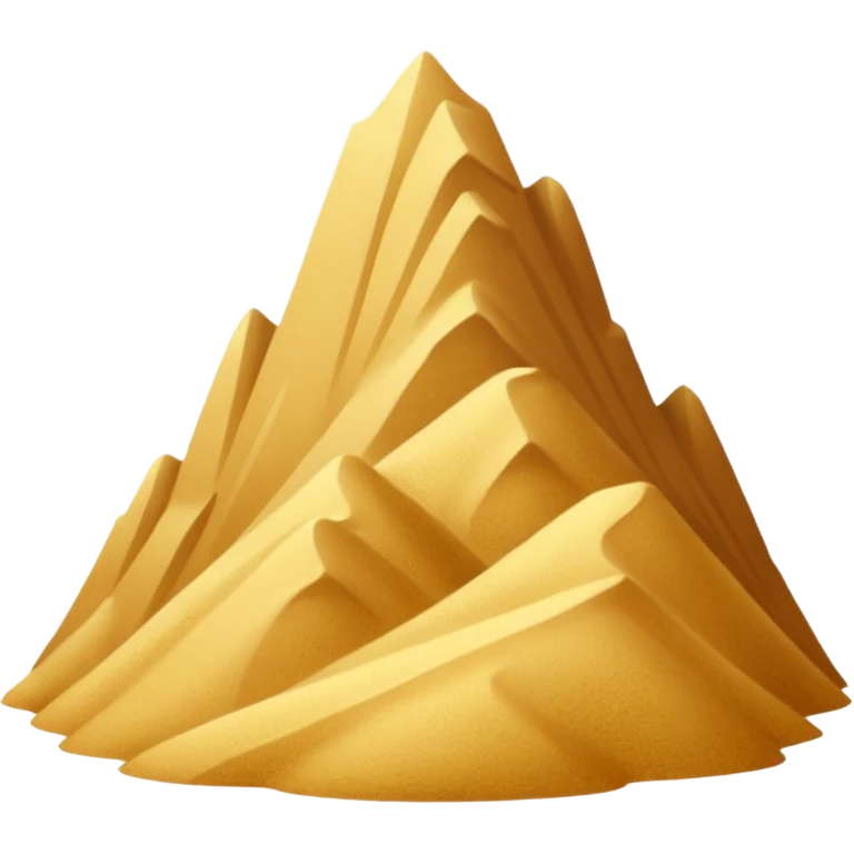 sand mountains emoji