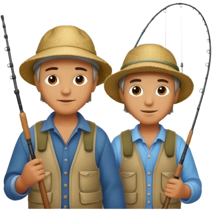 2 pescadores emoji