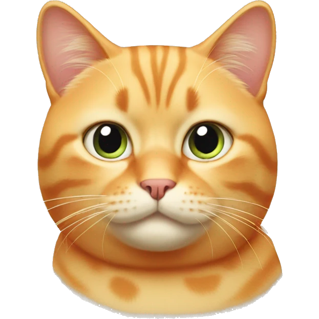 fat blonde orange cat emoji