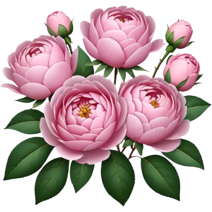soft pink bouquet emoji