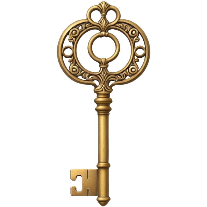 vintage key emoji