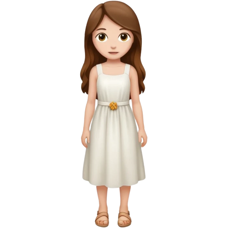 A full girl with full body emoji