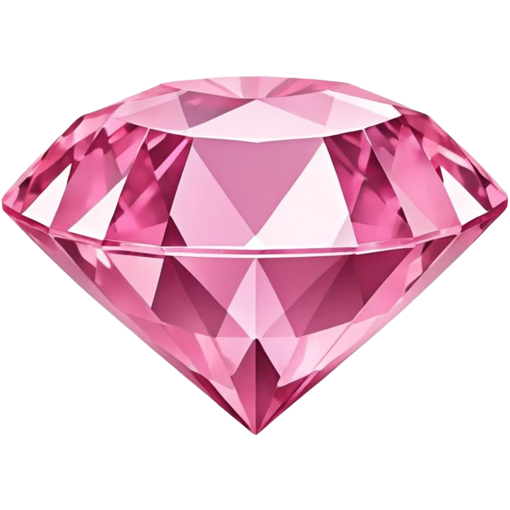 Pink diamond emoji
