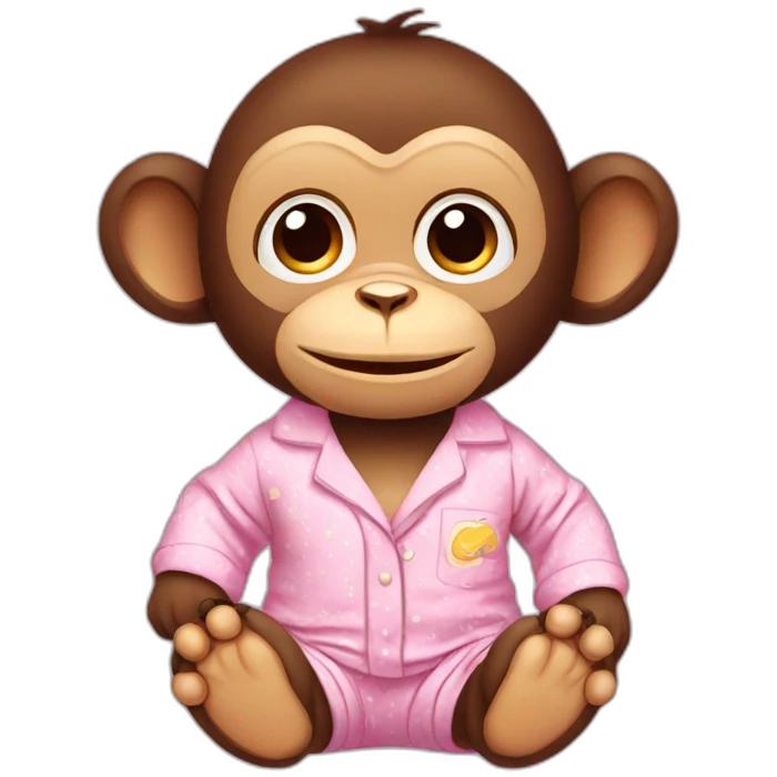 baby-monkey-pijama emoji
