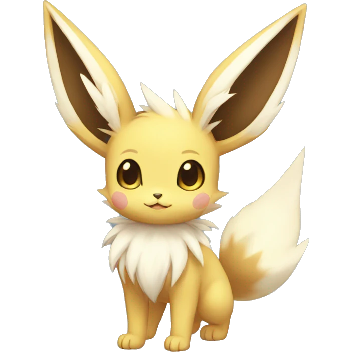 Kawaii Eeveelution-Cute-Pokémon-fusion full body emoji