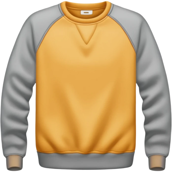 basic casual pullover, medium thickness, no logo emoji