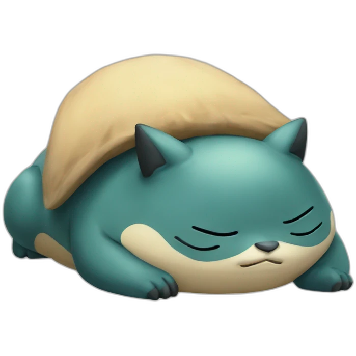 snorlax lying down emoji