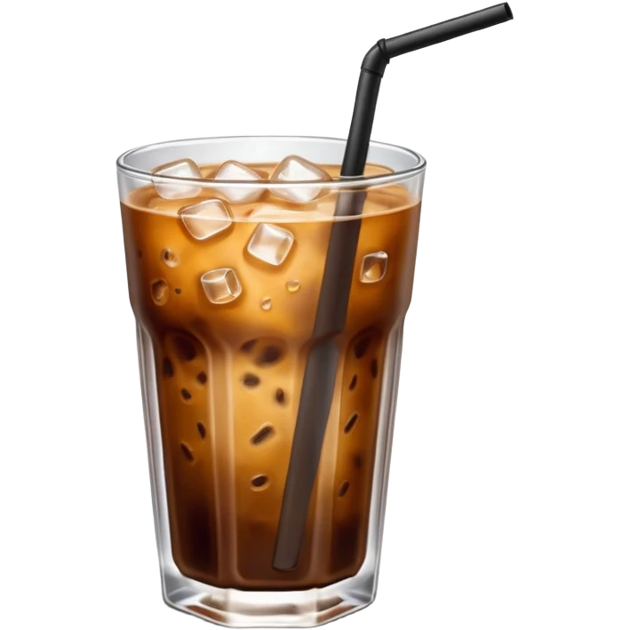 Iced coffee aesthetic emoji