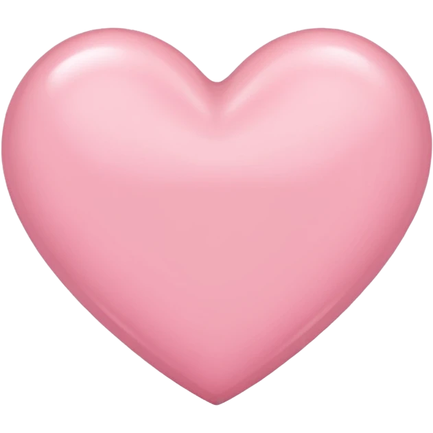light pink heart emoji