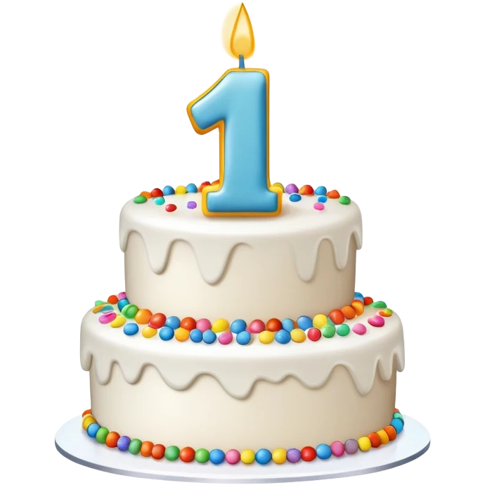 Birthday cake with 11 number in the top emoji