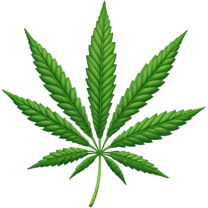 Weed leaf emoji