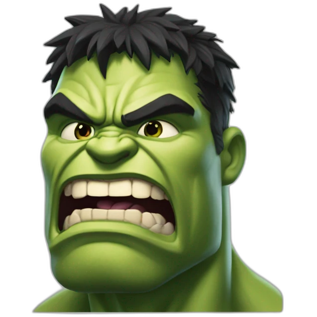 hulk doigt dans le nez emoji
