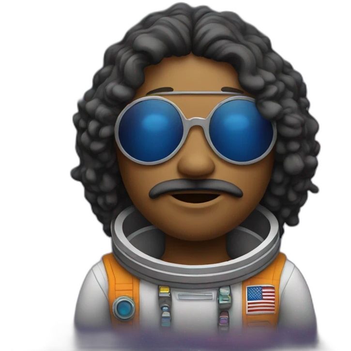 hippie in space emoji