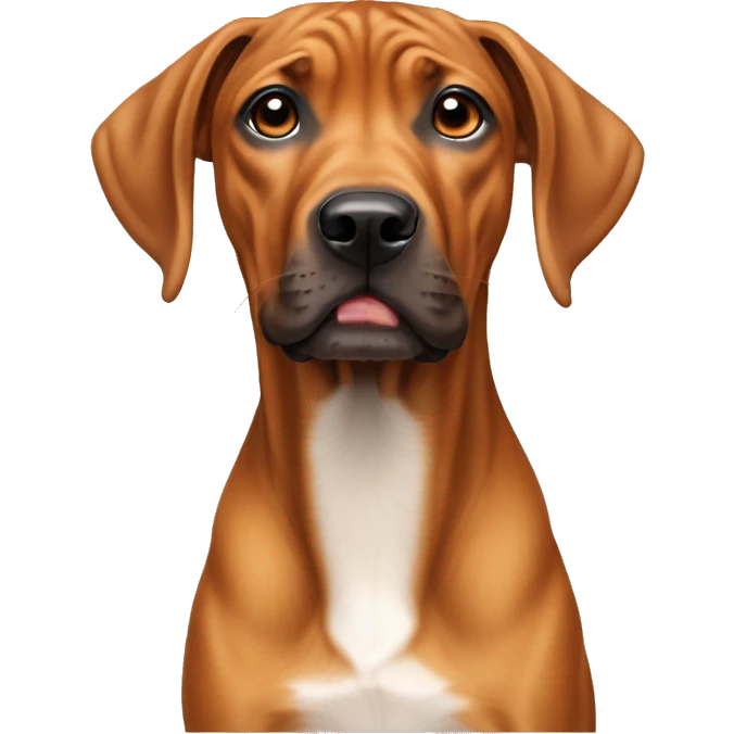 puppy rhodesian ridgeback emoji