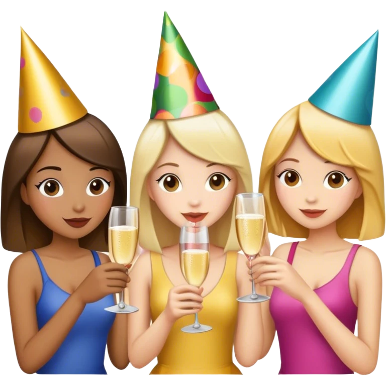 Girly Girl bachelorette party emoji