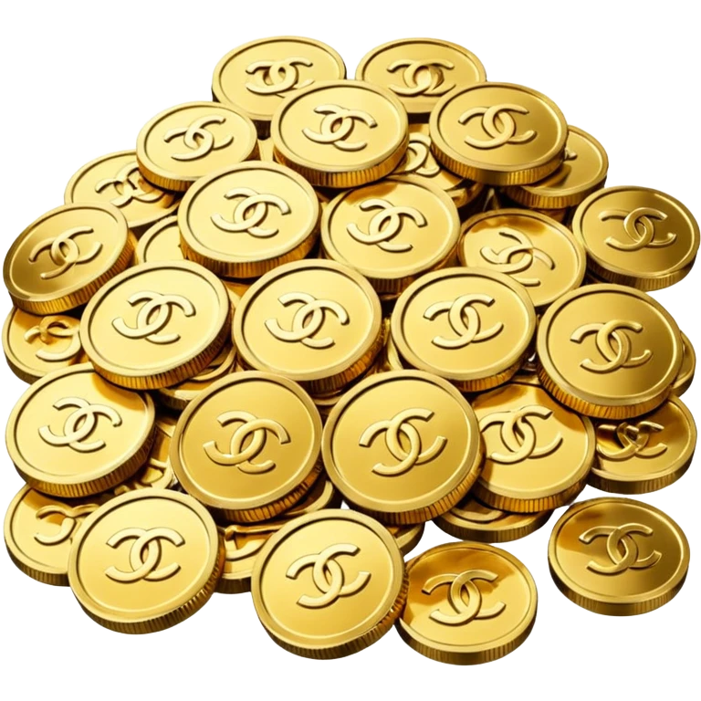chanel coins pile emoji