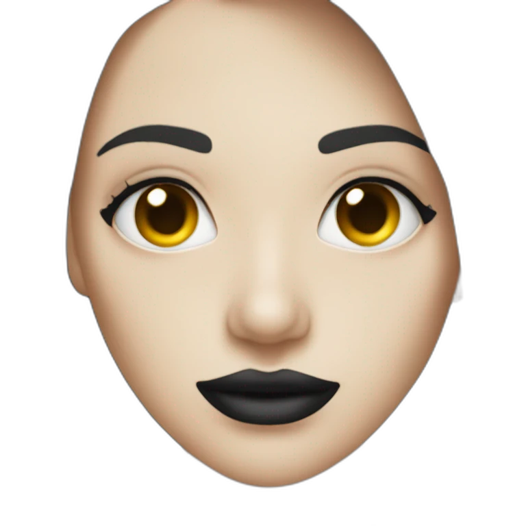 Goth woman wearing a halter top emoji