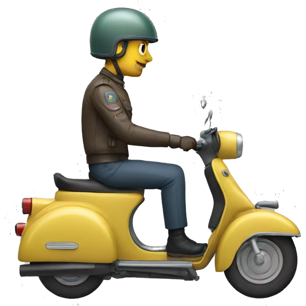 Staline en scooter emoji