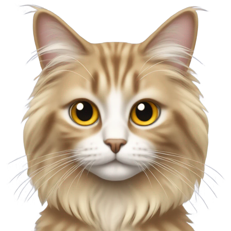 Cat with Farrah faucet hair emoji