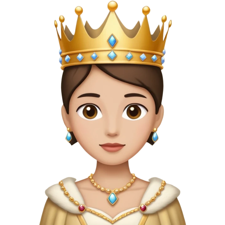 person in elegant attire attending a royal ball, with a crown and ballroom background emoji